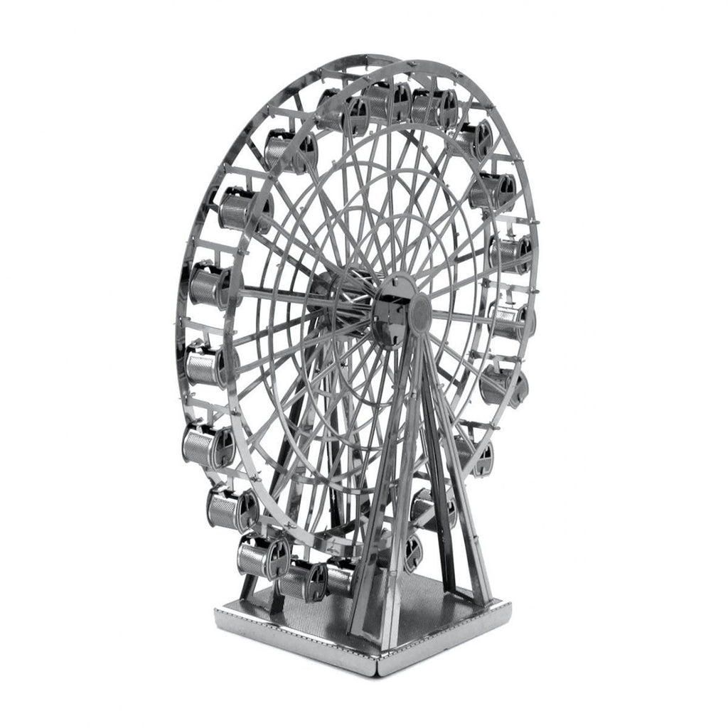 3D Metal Puzzle Ferris Wheel Model - DIY Miniature Amusement Park Craft Kit, Creative Desk Decor & Educational Toy Gift