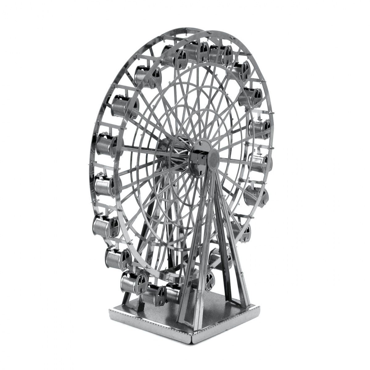 3D Metal Puzzle Ferris Wheel Model - DIY Miniature Amusement Park Craft Kit, Creative Desk Decor & Educational Toy Gift