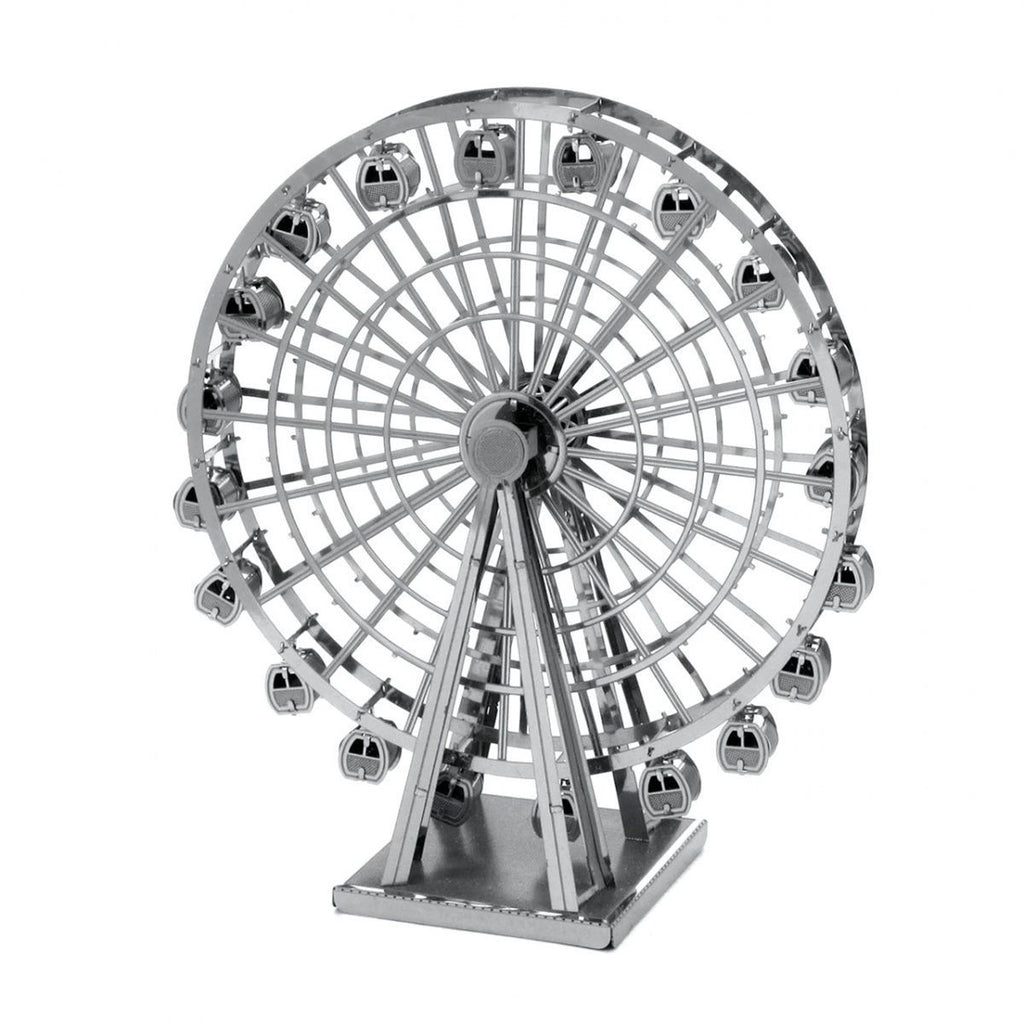 3D Metal Puzzle Ferris Wheel Model - DIY Miniature Amusement Park Craft Kit, Creative Desk Decor & Educational Toy Gift