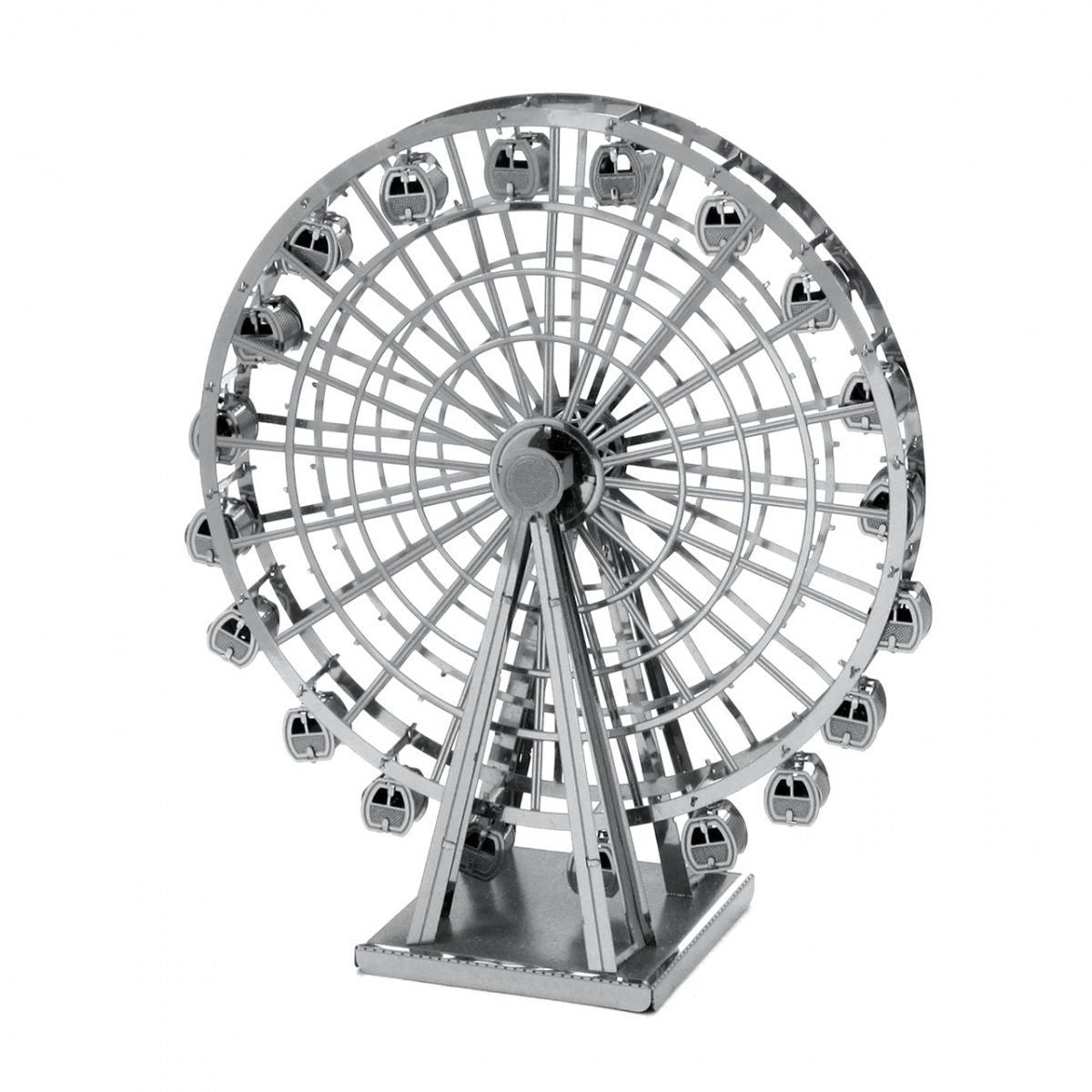 3D Metal Puzzle Ferris Wheel Model - DIY Miniature Amusement Park Craft Kit, Creative Desk Decor & Educational Toy Gift