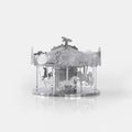 3D Metal Puzzle Carousel Model - DIY Miniature Craft Kit, Creative Desk Decor & Educational Toy Gift