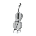 3D Metal Puzzle Cello Model - DIY Miniature Musical Instrument Craft Kit, Creative Desk Decor & Educational Gift