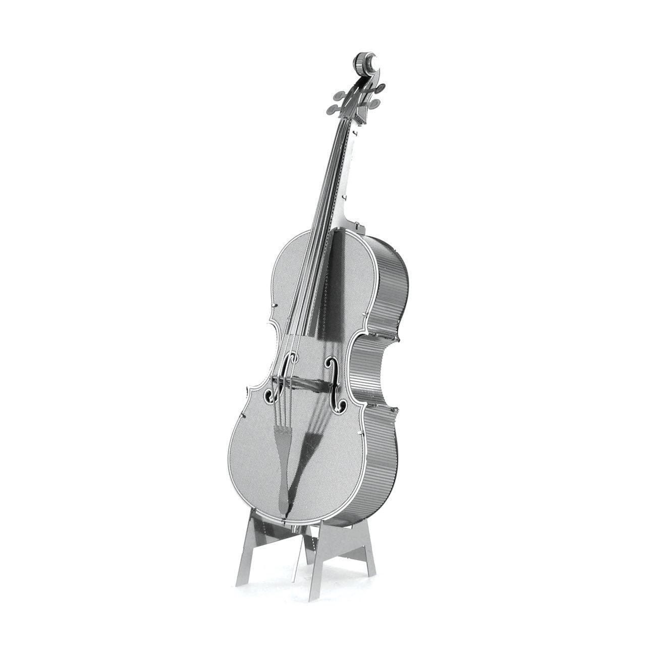 3D Metal Puzzle Cello Model - DIY Miniature Musical Instrument Craft Kit, Creative Desk Decor & Educational Gift